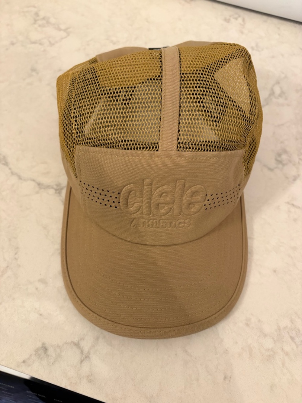 Ciele Athletics Men's Tan Mesh Running Cap